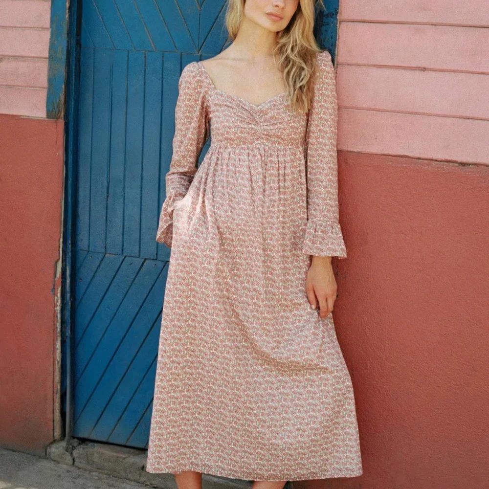 Christy Dawn The Bette Dress Long Sleeve Dress - Picture 2 of 8